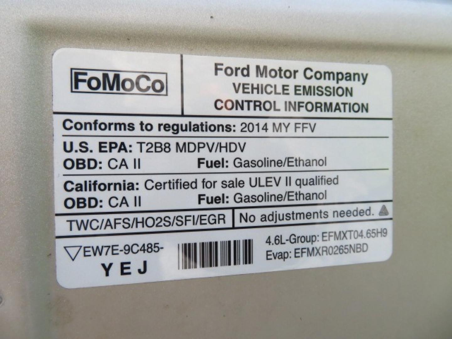 2014 White /Gray Ford E-Series Van (1FTNE1EW1ED) , Automatic transmission, located at 4301 Oak Circle #19, Boca Raton, FL, 33431, (954) 561-2499, 26.388472, -80.084045 - Photo#88